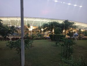 インド、チェンナイ空港の風景